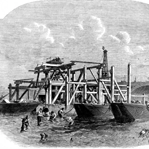The Thames Embankment Works, London, 1864