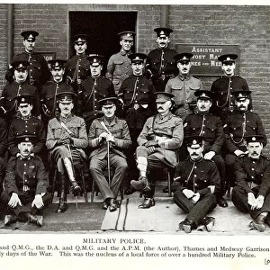 Thames and Medway Military Police, WW1