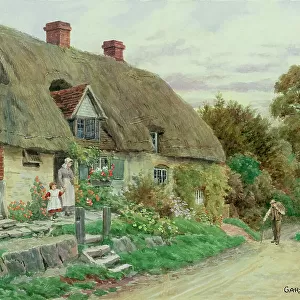 Thatched cottage at Garsington, Oxfordshire
