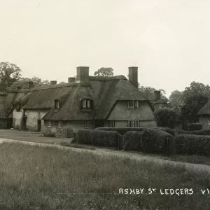 Thatched Cottages at Ashby St. Ledgers, Northamptonshire