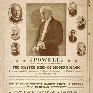The last of the magicians, Powell dean of American magicians