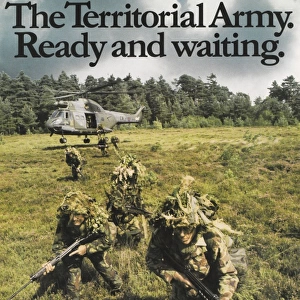 ?The Territorial Army. Ready and waiting. ? poster