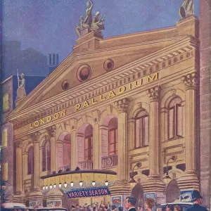 Theatre programme front cover for the London Palladium in 1952