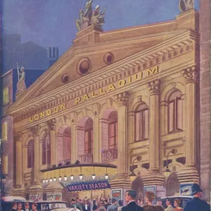 Theatre programme front cover for the London Palladium in 1952