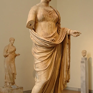 THEMIS statue, goddess of justice. Greece. IV century B. C