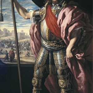 THEODORIC The Great (454-526). Painting by F鬩x