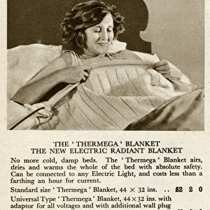Thermega electric blanket 1929