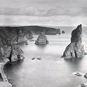 Thirle Door and the Stacks of Duncansby, Scotland