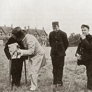 Thomas Barnardo with some physically disabled boys