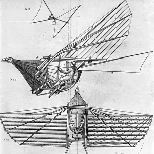 Thomas Walkers proposed ornithopter