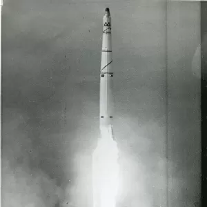 Thor-Agena rocket is launched from Vandenberg Air Force Base