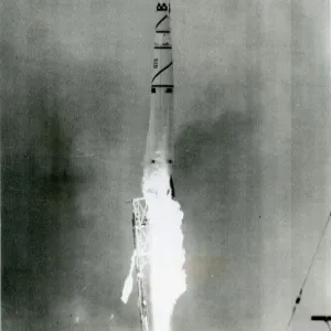 Thor-Agena rocket is launched from Vandenberg Air Force Base Thor-Agena rocket is launched from Vandenberg Air Force Base