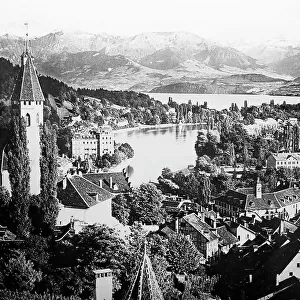 Thun and Lake Thun, Switzerland, Victorian period