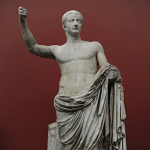 Tiberius (42 BC-37 AD). Roman Emperor. Bust. Marble