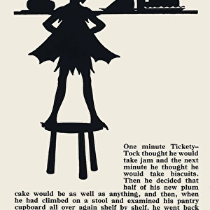 Tickety Tock - Silhouette illustration