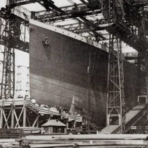 The Titanic in Belfast Dock