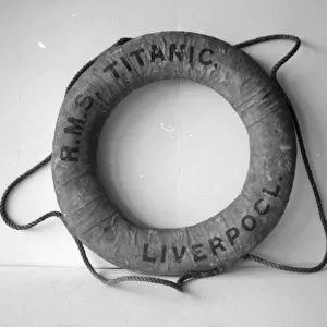 Titanic lifebelt