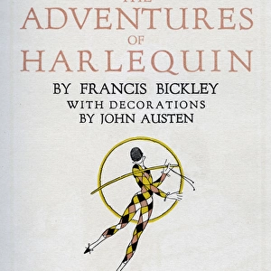 Title page, The Adventures of Harlequin
