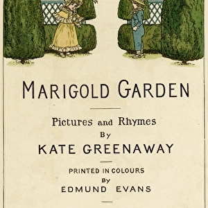 Title page design, Marigold Garden by Kate Greenaway