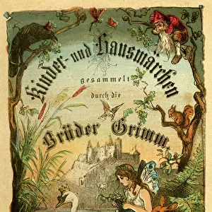 Title page, Grimm Brothers, collected tales