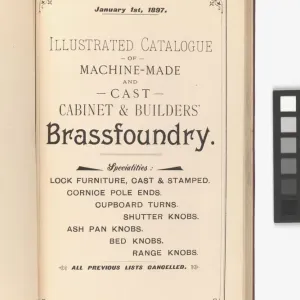Title page from Illustrated Catalogue of Machine-Made and C Title page from Illustrated Catalogue of Machine-Made and C