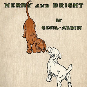 Title page illustration, Merry and Bright, by Cecil Aldin