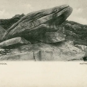 Toads Mouth Rock, Hathersage, Derbyshire