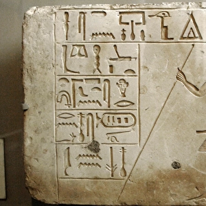 Tombstone of Neferseshempepy. Egypt