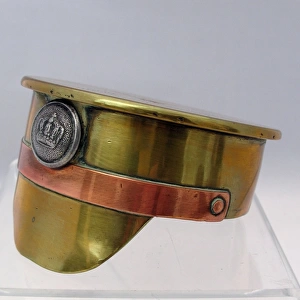 Tommys peaked cap made from German shell case, WW1