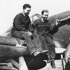 Townsend, Peter, Squadron Ldr, RAF and Hawker Hurricane