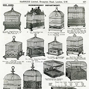 Trade catalogue for bird cages 1911