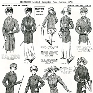 Trade catalogue of womens knitted coats 1911