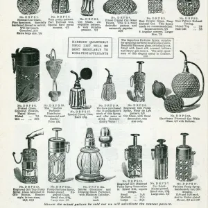 Trade catalogue of womens perfume sprays 1911