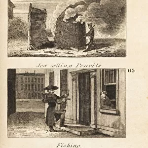 Trades in Regency England: charcoal burning, Jew selling