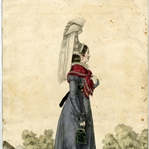 Traditional costume of Rolleville, northern France