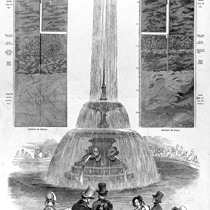 Trafalgar Square Fountain, London, 1845
