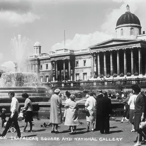 Trafalgar Square and the National Gallery