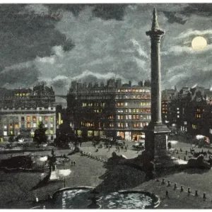 Trafalgar Square Night Trafalgar Square Night