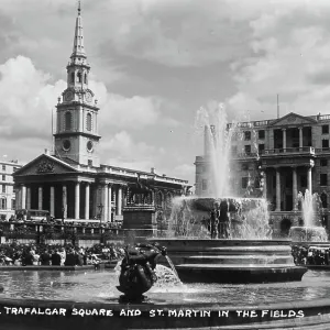 Trafalgar Square and St. Martin in the Fields