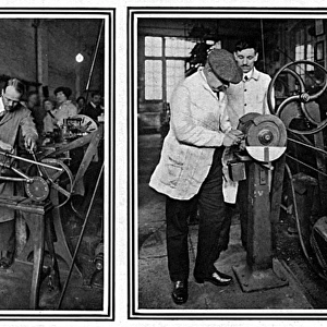 Training munition workers at Shoreditch Technical Institute