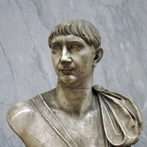 Trajan (53-117 AD). Roman emperor. Bust. Marble