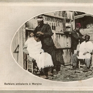 Travelling Barbers at Work - Mersin