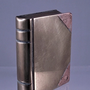 Trench Art lighter in the shape of a book