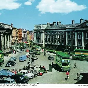 Trinity College and Bank of Ireland, College Green, Dublin