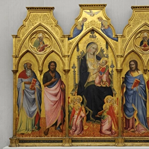 Triptych, 1388, by Agnolo Gaddi (1369-1396)