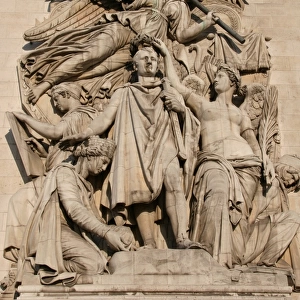 Triumph Arch of Paris. The Triumph of Napoleon. Sculpteur
