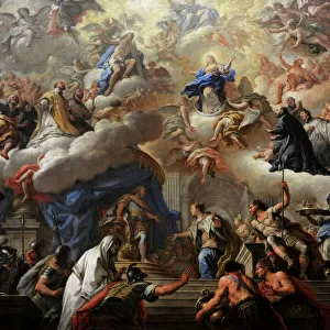 Triumph of the Immaculate, 1710-1715, by Paolo de Matteis (1