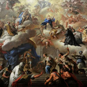 Triumph of the Immaculate, 1710-1715, by Paolo de Matteis (1