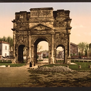 Triumphal arch, Orange, Provence, France