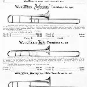 Trombone, Wurlitzer